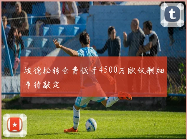 埃德松转会费低于4500万欧仅剩细节待敲定