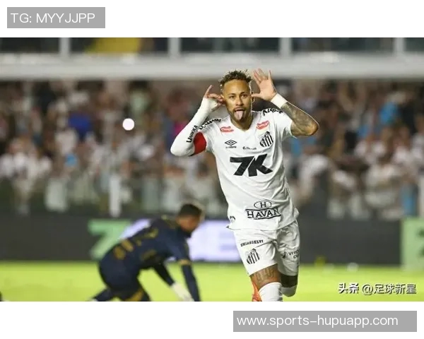 内马尔半场狂奔打破进球荒单刀轻松破门后尽情舞动庆祝